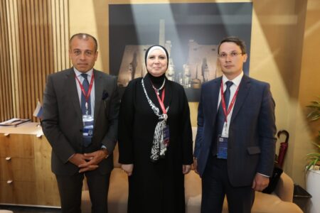 نيفين جامع : القاهرة تستضيف الجولة الخامسة لمفاوضات اتفاقية التجارة الحرة بين مصر والاتحاد الاوراسى