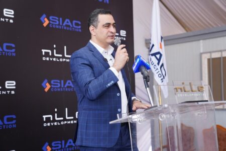 محمود طاهر : نعد عملائنا بتنفيذ تحفة معمارية من أبراج النيل بالجمهورية الجديدة