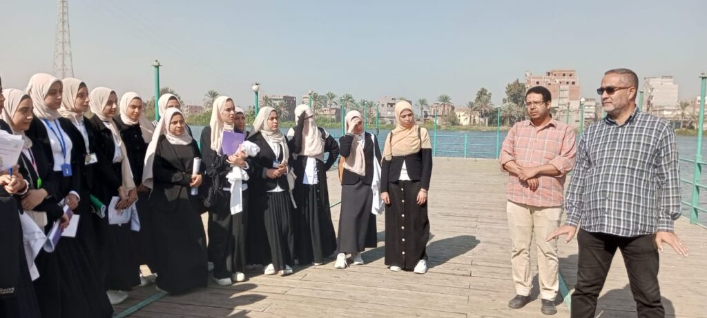 مياه دمياط تنظم زيارات ميدانية لطلاب كلية التمريض لمحطات مياه الشرب 
