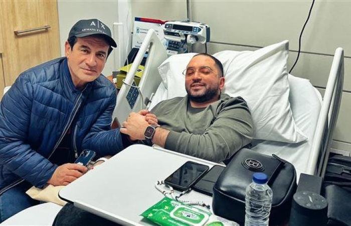 الفنان محمد ثروت ونجلة