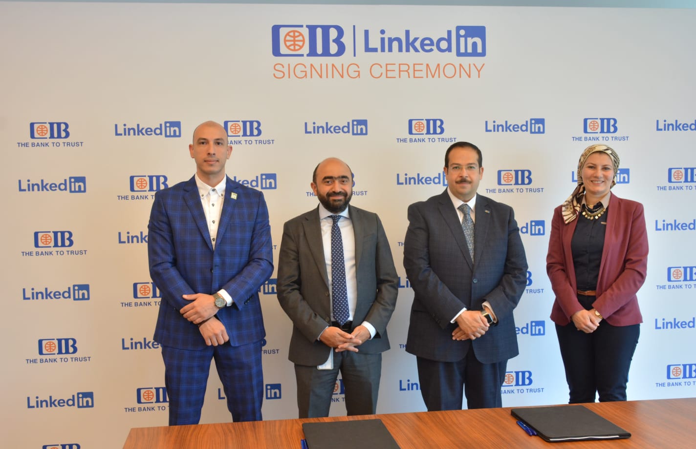 البنك التجاري الدولى-مصر CIB يوقع مذكرة تفاهم مع منصةLinkedIn  التعليمية لتعزيز مهارات وخبرات  الشباب