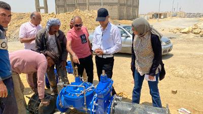 جولة صباحية لرئيس جهاز القاهرة الجديدة وتشديدات لمتابعة مخالفات كمباوند جنة