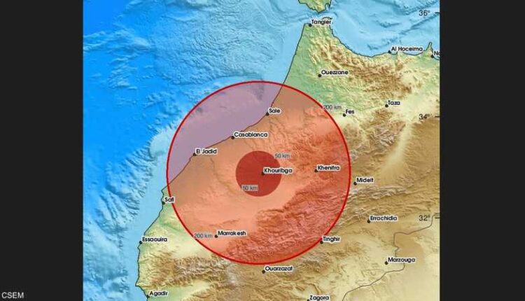 زلازل في المغرب، بوابة النافذة