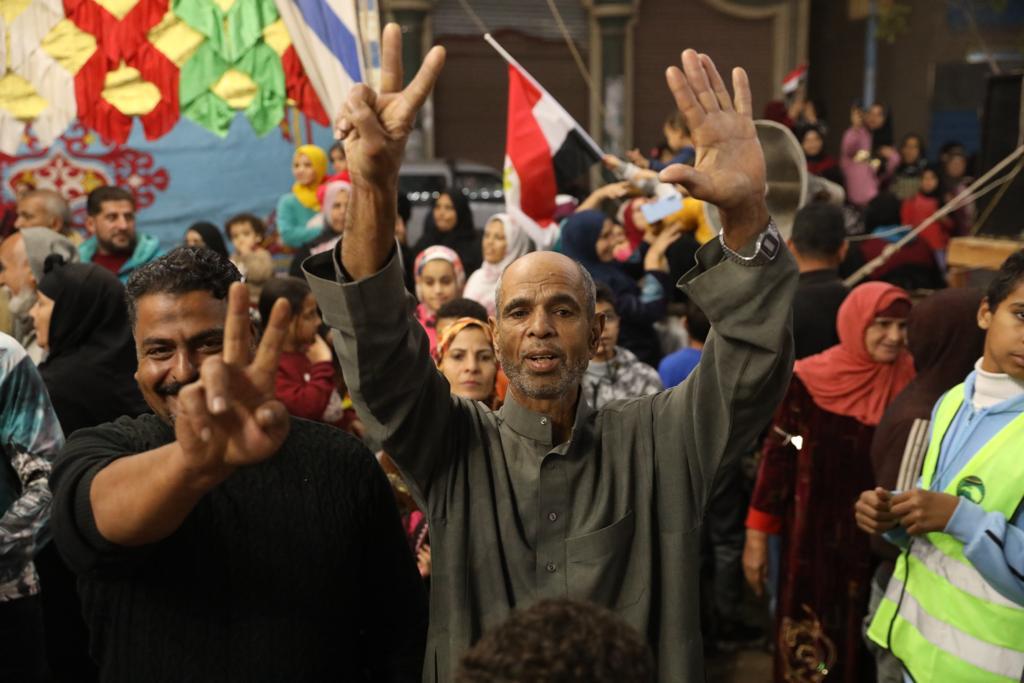 أكبر مسيرة بالأقاليم في الدقهلية بمركز دكرنس في حب مصر لدعم السيسي