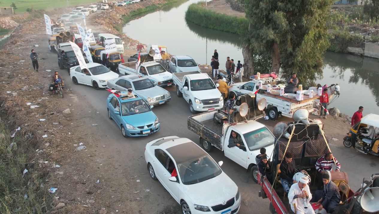 أكبر مسيرة بالأقاليم في الدقهلية بمركز دكرنس في حب مصر لدعم السيسي