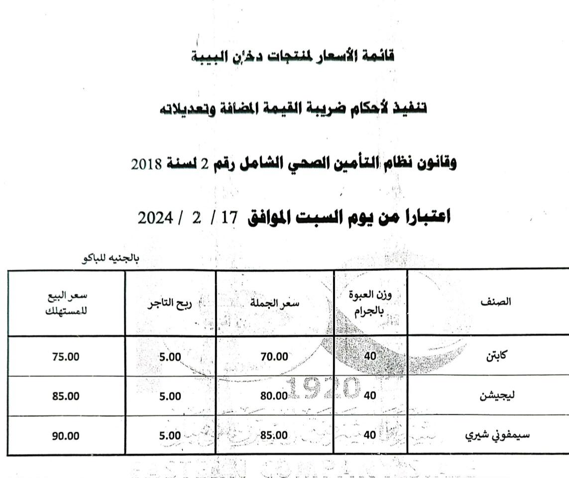 زيادات المعسلات والسجائر.. لخبطة بين التاجر والمستهلك (الحقيقة الكاملة للأسعار)