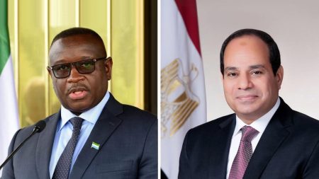 ننشر كلمة الرئيس السيسي خلال استقباله رئيس جمهورية سيراليون
