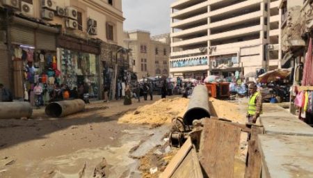 مياه القاهرة: تعلن انتهاء أعمال تطوير ميدان العتبة وعودة الخدمة تدريجيًا