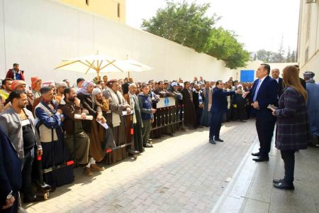 رئيس شركة الريف المصري يلتقى بالمتقدمين بطلبات تقنين وضع اليد
