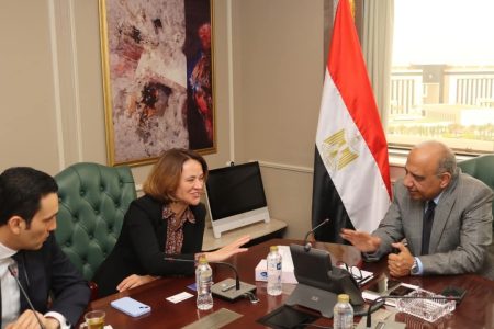  وزير الكهرباء يبحث مع وفد مجموعة "E D F" الفرنسية تعزيز التعاون المشترك