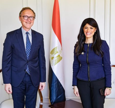  وزيرة التخطيط والتنمية الاقتصادية والتعاون الدولي تلتقي سفير دولة لاتفيا في مصر