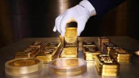أسعار الذهب بمنتصف تعاملات اليوم الجمعة 9 مايو 2025
