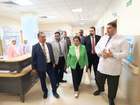نائب وزير الصحة تتفقد عددًا من المنشآت الصحية بمحافظة أسوان