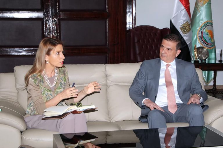 وزير الزراعة يبحث مع مديرة مكتب اليونسكو وممثل الفاو التعاون المشترك لتطوير المتحف الزراعي وحديقة الأسماك