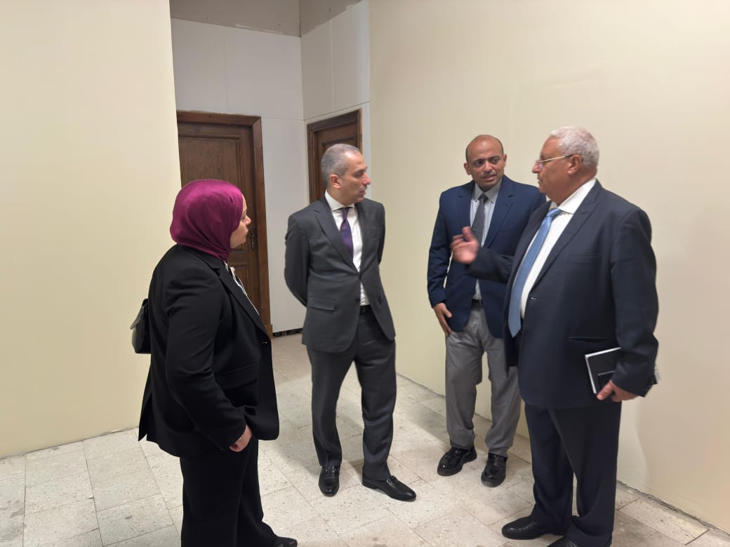 رئيس البنك الزراعي المصري يتفقد الأعمال النهائية بمقر البنك بالعاصمة الإدارية تمهيداً لافتتاحه قريباً