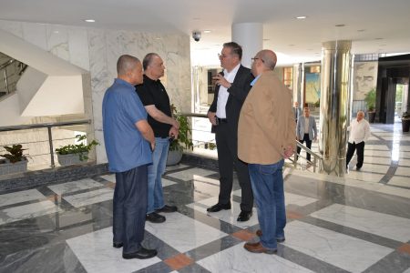 وزيرا الكهرباء والبترول والثروة المعدنية في زيارة تفقدية لمركز التحكم القومي في الشبكة القومية للغاز الطبيعي