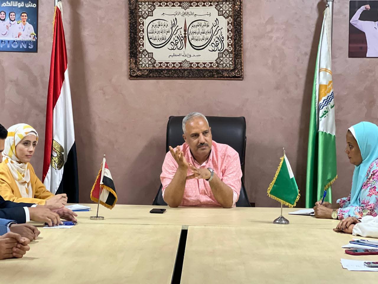 وكيل وزارة الشباب والرياضة بالجيزة يلتقي ممثلي الكيانات الشبابية.. و الصبروط للكيانات : أنتم خط الدفاع الأول للوطن