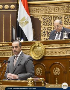 تصريحات قوية أمام الشيوخ.. وزير الشئون النيابية للرئيس السيسي: نقف خلف قيادتك الحكيمة التي حمت مصر من الانزلاق
