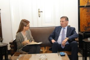 وزير الزراعة يلتقي مدير مكتب اليونسكو بالقاهرة في جولة بالمتحف الزراعي