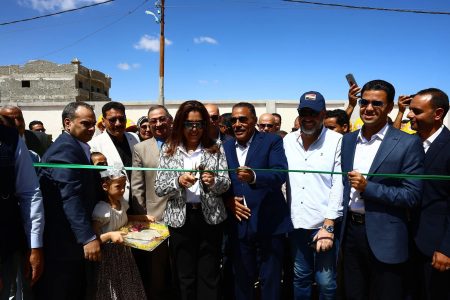 وزيرة التنمية المحلية ومحافظ مطروح يفتتحان مجزر مدينة الحمام المطور بتكلفة 35 مليون جنيه