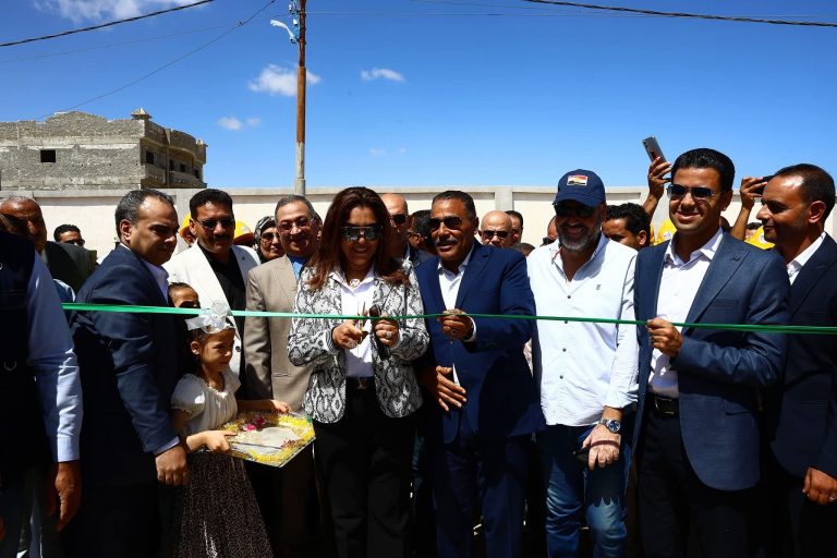 وزيرة التنمية المحلية ومحافظ مطروح يفتتحان مجزر مدينة الحمام المطور بتكلفة 35 مليون جنيه
