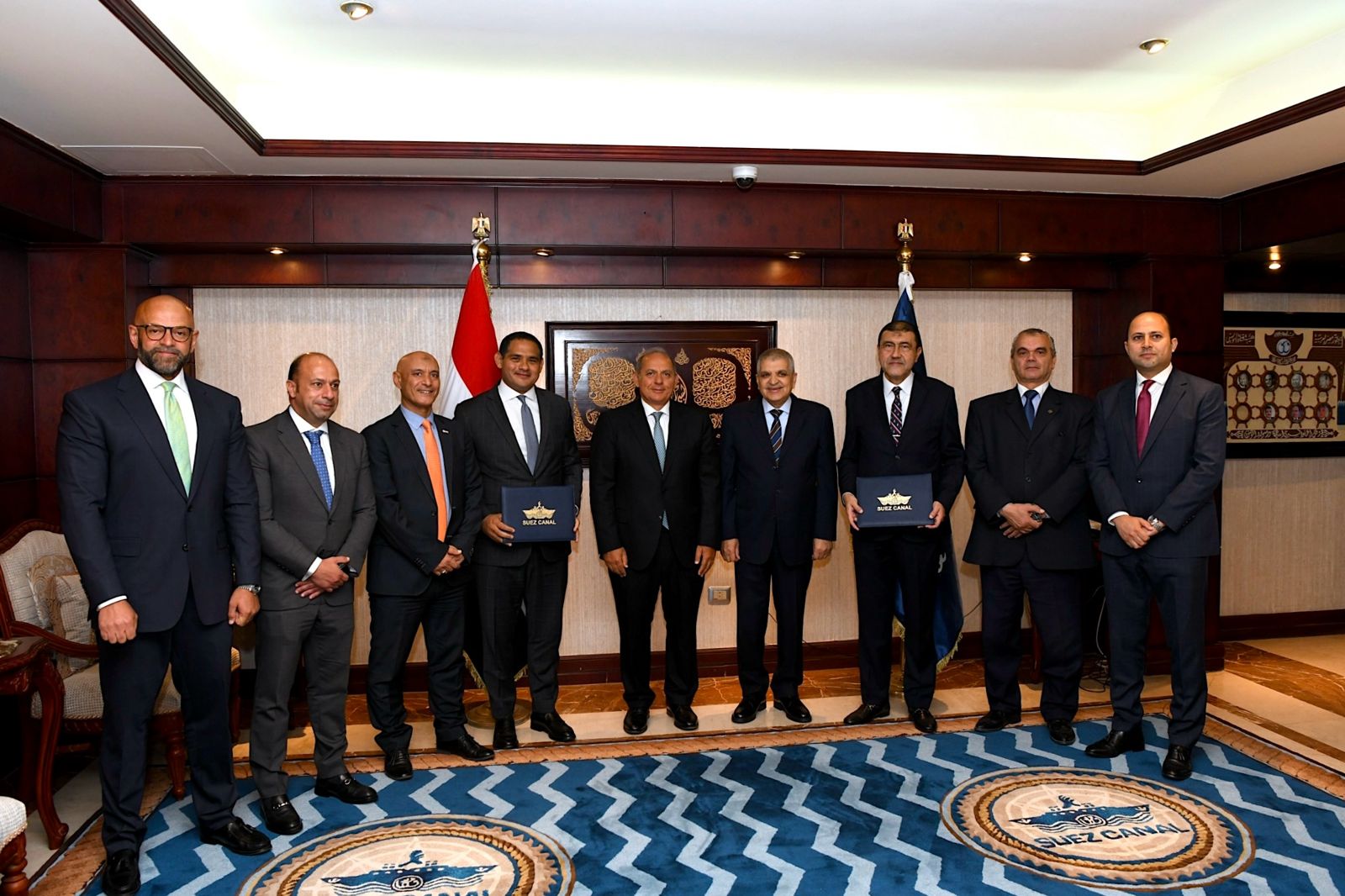 الفريق أسامة ربيع يشهد توقيع بروتوكول بين هيئة قناة السويس وبنك مصر للتعاون المشترك في مشروعات التطوير العقاري
