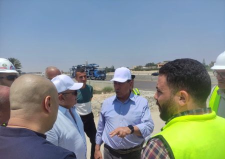 القوس الغربي بعمر سليمان شريان حياة جديد يربط محور  مطار برج العرب بالساحل والصحراوي