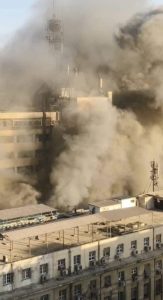 حريق سنترال رمسيس.. والاتصالات: الخدمة تعود تدريجيًا