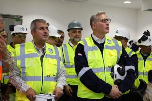 وزير البترول يتفقد بدء تشغيل سفينة التغييز "إنرجوس فورس" بميناء العقبة لتعزيز أمن الطاقة