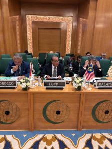 وزير الخارجية يشارك في الدورة الاستثنائية لمجلس وزراء خارجية الدول الأعضاء في منظمة التعاون الإسلامي لبحث العدوان الإسرائيلي المتواصل على الشعب الفلسطيني