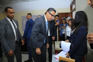 وزير التموين شريف فاروق يدلي بصوته في انتخابات مجلس الشيوخ ويؤكد أهمية المشاركة الوطنية