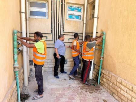 جهازا مدينتي قنا ودمياط الجديدتين ينفذان حملات لإزالة وصلات المياه الخلسة وتحصيل المتأخرات