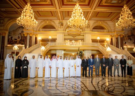نائب حاكم الشارقة ورئيس مجلس القضاء في زيارة رسمية الي العاصمة الجديدة