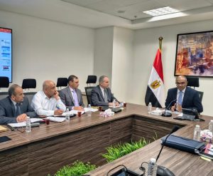 نائب وزير الإسكان يترأس اجتماع متابعة تصنيع المهمات الكهروميكانيكية بمشروعات المياه والصرف بالتعاون مع الهيئة العربية للتصنيع