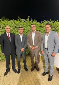 أجواء من الفرح تجمع العائلة مع مسؤولين بارزين بحفل أخو أحمد أمين غنيم