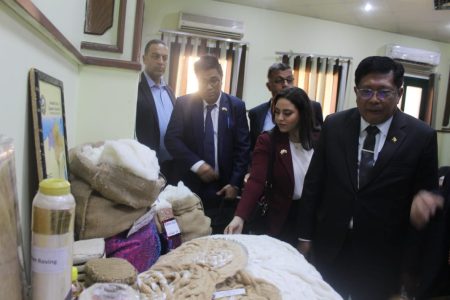 استجابة لدعوة "فاروق"..وفد ميانماري يزور مركز البحوث الزراعية ويطلع على جهود معهد بحوث القطن