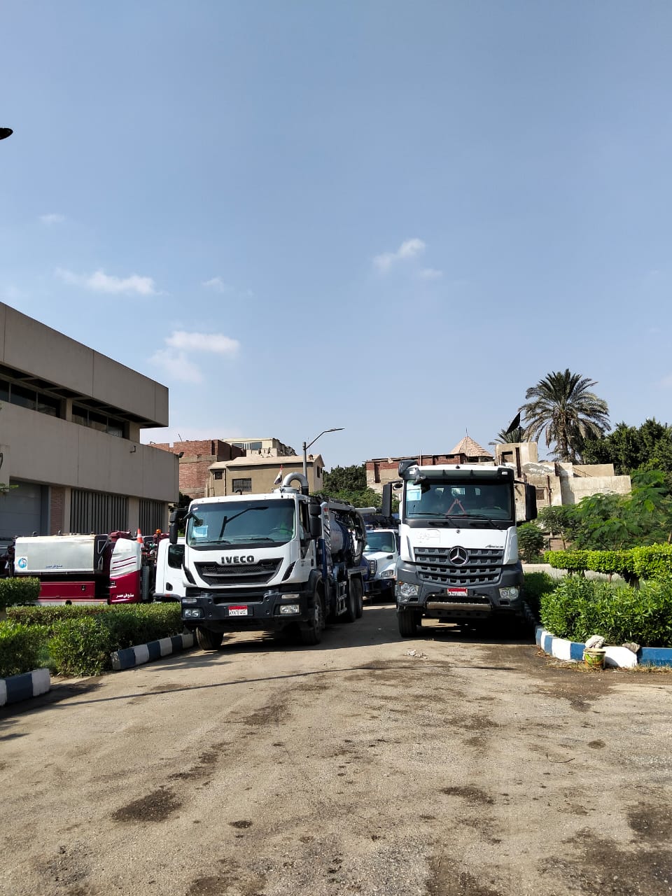 افتتاح المتحف المصري الكبير، 6 صور ترصد استنفار كامل من القابضة لمياه الشرب والصرف الصحي