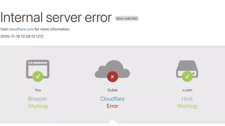 أسباب تأثير العطل المفاجئ في شبكة "كلاود فلير"