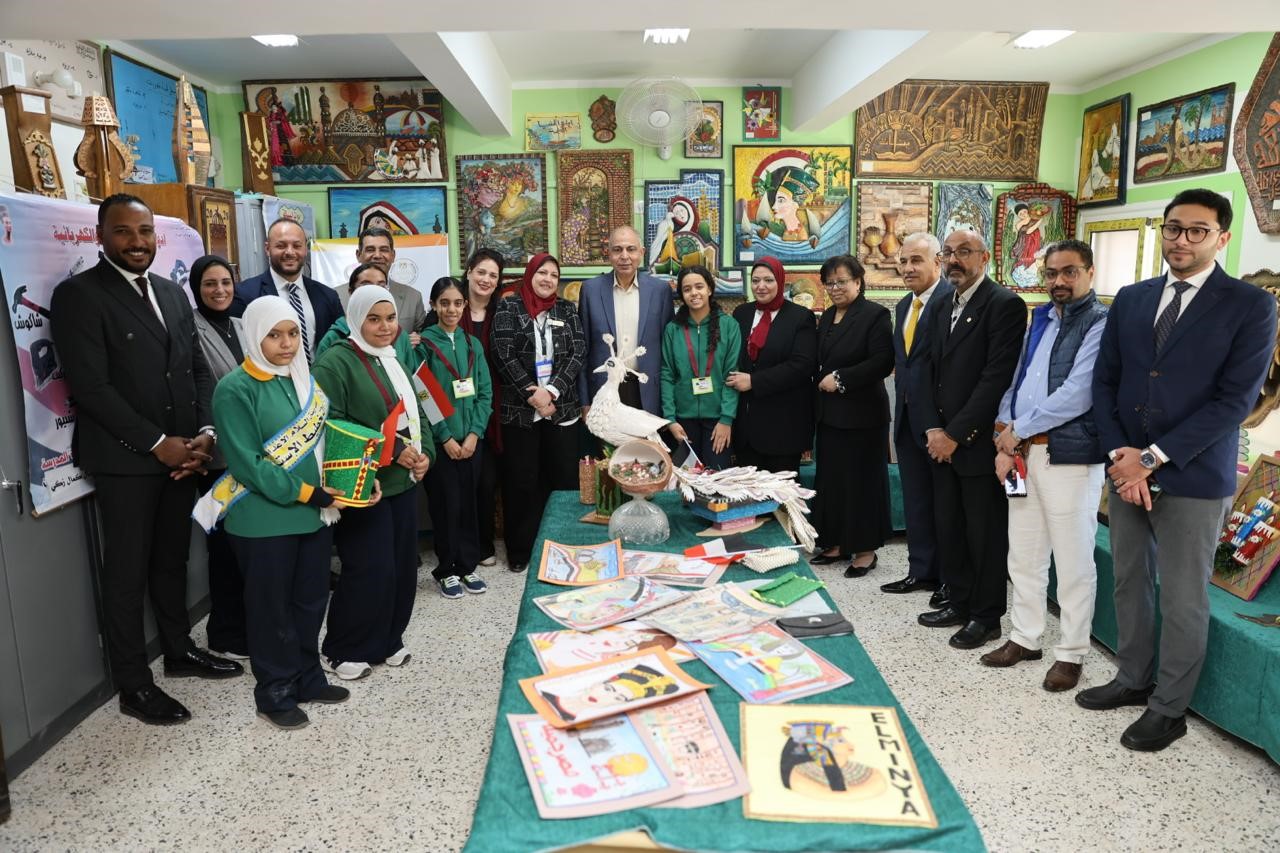 البنك الأهلي المصري يفتتح مدرسة السلام الإعدادية بمحافظة المنيا بالتعاون مع مؤسسة مصر الخير
