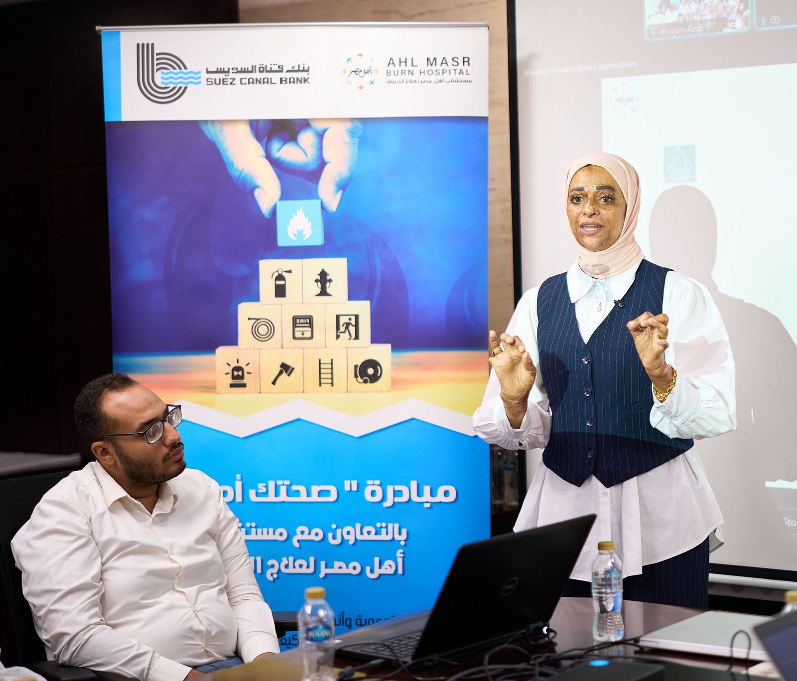 بنك قناة السويس ينظم فعاليات توعوية لموظفيه ضمن مبادرة "صحتك أمانة" بالتعاون مع مؤسسة أهل مصر (صور)