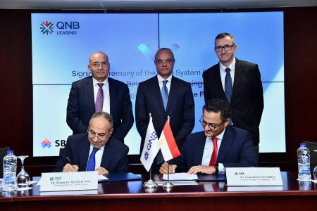 شراكة استراتيجية بين QNB للتأجير التمويلي وSBS لإطلاق منصة رقمية تحدث تحولا في بنية الشركة مراسم توقيع البروتوكول، النافذة الإخبارية