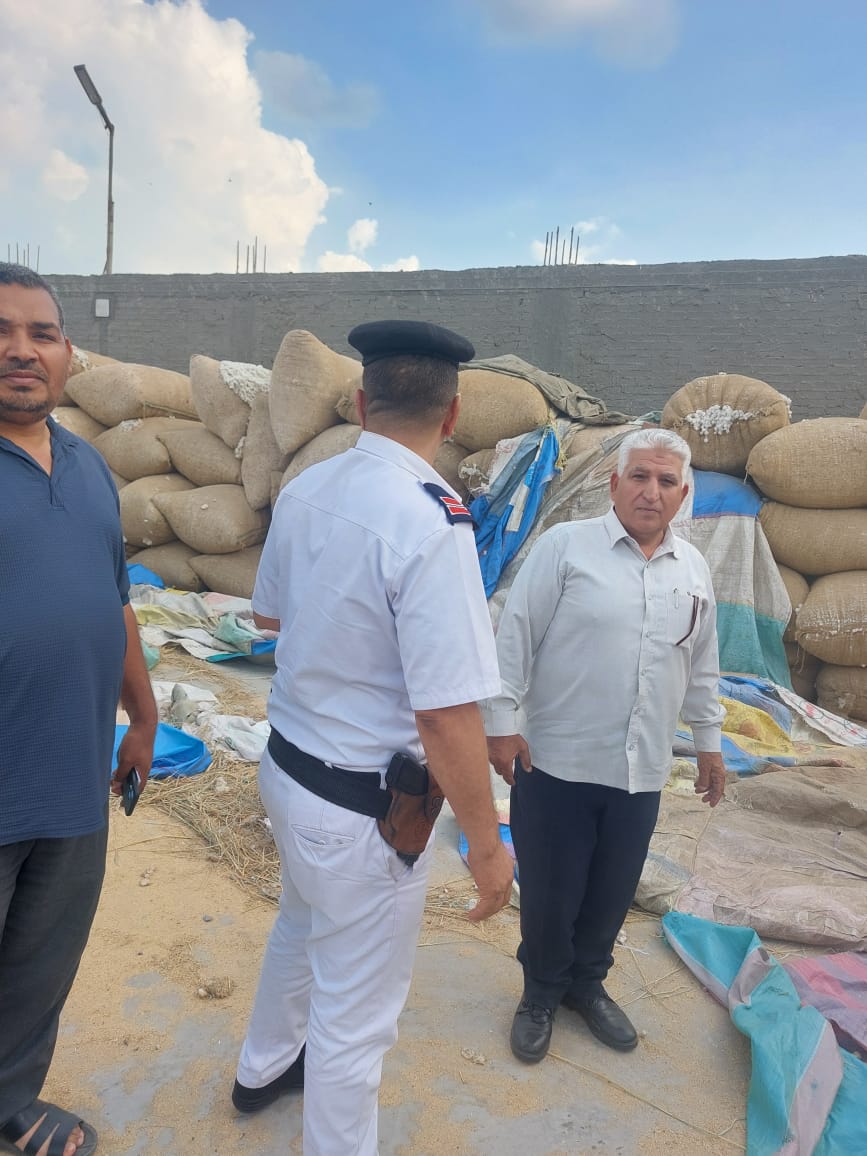 القطن في الشرقية.. ضبط شونة تخزين بدون ترخيص
