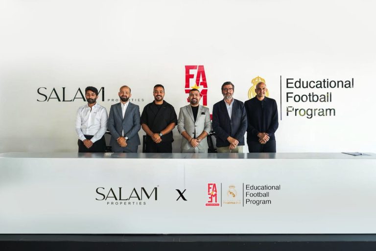 "سلام بروبرتيز" تتعاون مع FAME Academies لإتاحة برنامج كرة القدم التعليمي التابع لمؤسسة ريال مدريد بمجتمعاتها