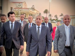 النائب إسماعيل موسى بصحبة وزير الشباب والرياضة