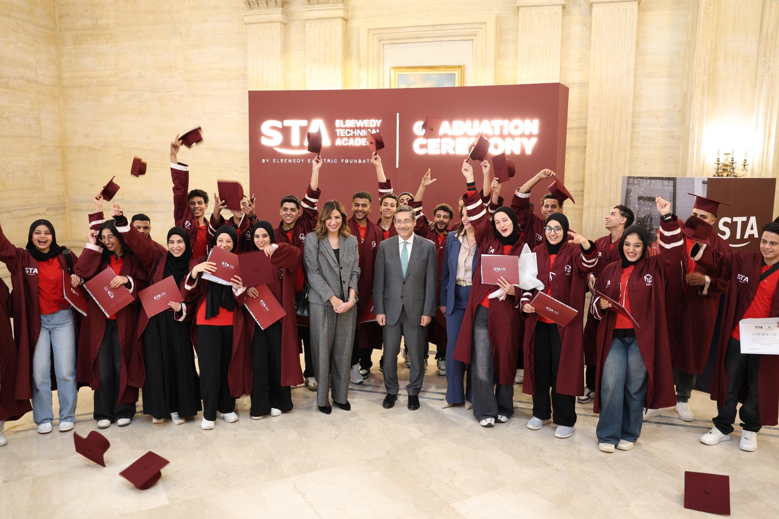 احتفال بنك التعمير والإسكان والسويدي إلكتريك بتخريج أول دفعات الأكاديمية الفنية 2024/2025