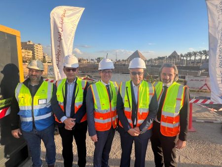 Abu Dhabi Tourism Investments and Accor Inspect Pyramids Hotel Project Ahead of Abu Dhabi Tourism Investments and Accor Inspect Pyramids Hotel Project Ahead of