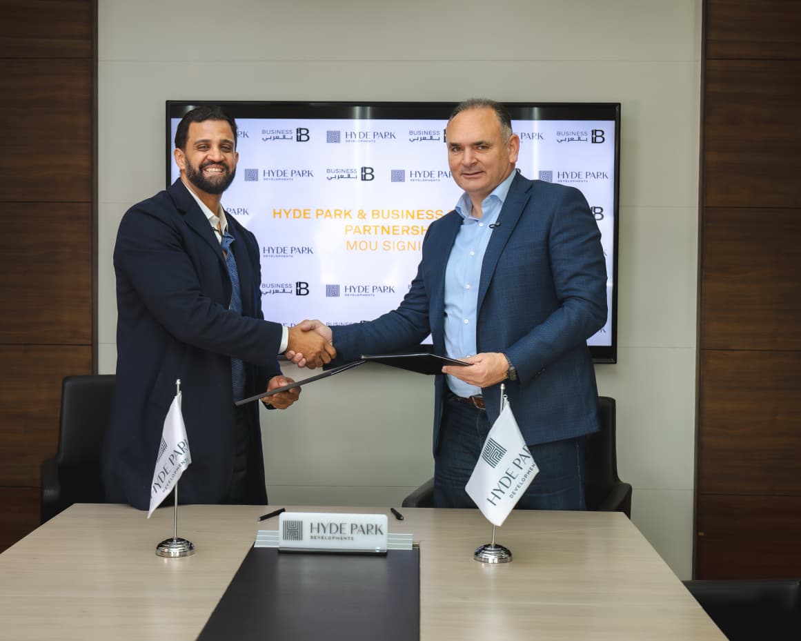 هايد بارك العقارية للتطوير توقّع مذكرة تفاهم استراتيجية طويلة الأمد مع بزنس بالعربي حتى عام 2026