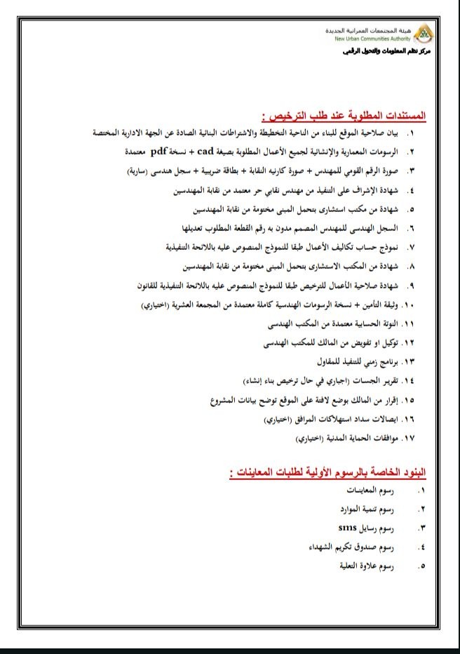 الإسكان تطلق أول رخصة بناء إلكترونية بالكامل وتفتح باب التقديم "أونلاين" بالمدن الجديدة