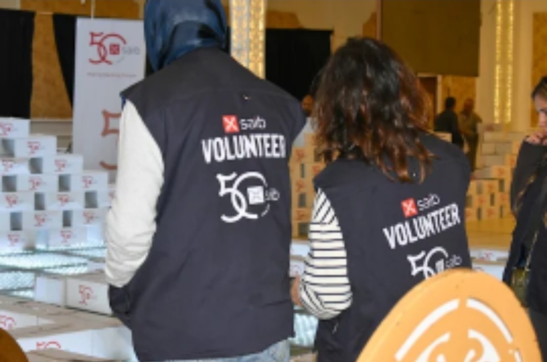 بنك saib يوزع كراتين رمضان بالتعاون مع جمعية الأورمان