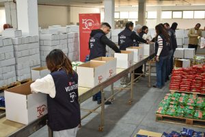 بنك saib يوزع كراتين رمضان بالتعاون مع جمعية الأورمان